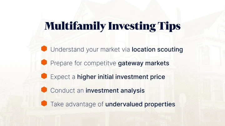 Investor walking a small multifamily property during a routine check-in visit.